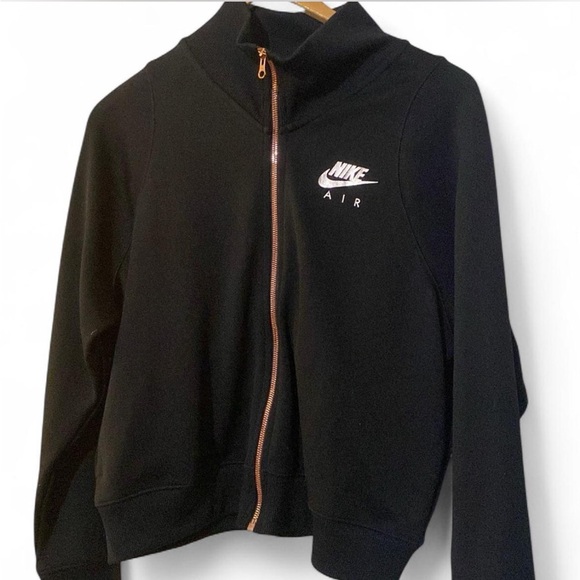 Nike Tops - Nike air  Black and rose gold zip up
